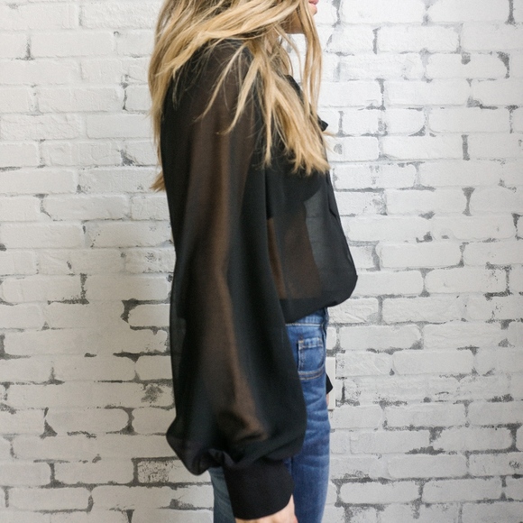 S.I.C. Couture Carrie Blouse with Bow - Picture 5 of 5